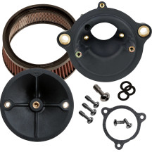 Super Stock™ Stealth Air Cleaner Kit — Black, Red