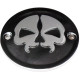 Tapa Split Skull para platinos — Negro, fundición a presión