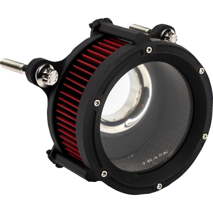 Kit de filtro de aire Assault Charge de alto flujo — Redondo, negro