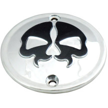 Split Skull Points Cover — Chrome
