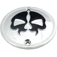 Split Skull Points Cover — Chrome