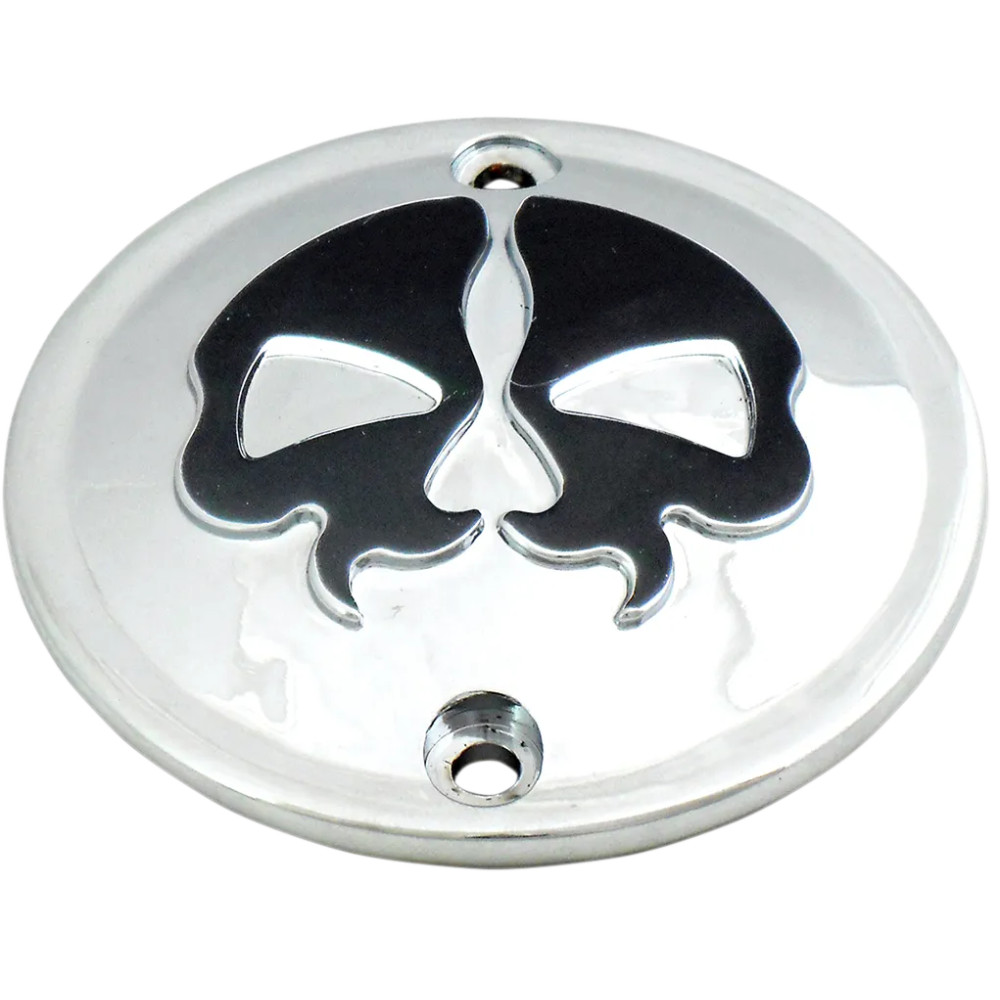 Split Skull Points Cover — Chrome