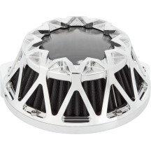 Filtro de aire Crossfire — Cromo, redondo