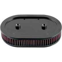 Replacement High-Flow Air Filter — 48 mm height, 238 mm length, 152 mm width, Red