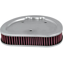 Replacement High-Flow Air Filter — 191 mm × 148 mm × 41 mm, Red