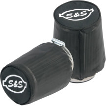 Rain Cover Filter Wraps for Tuned Induction Filters — Black, Pair