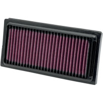 Replacement High-Flow Air Filter — 22 mm height, 187 × 95 mm panel