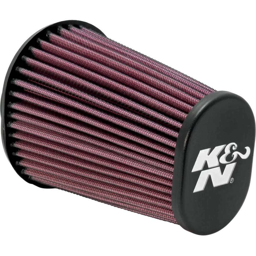 Replacement Air Filter for Aircharger® Air Intake — 152 mm (6") , 62 mm (2.438"), Black, Red