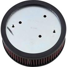 Replacement Big Sucker Stage 1 Air Filter — Round, Cotton gauze, Red