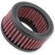 Filtro de aire High-Flow de recambio — 73.00 mm diámetro interior, 51.00 mm altura