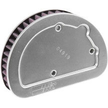 Replacement High-Flow Air Filter — 168 × 121 × 41 mm, red