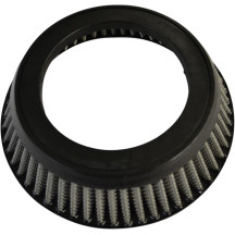 Replacement Air Filter for LA Choppers/Affliction Air Cleaners — Inside diameter 8.00" (203.20 mm), Black