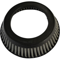 Replacement Air Filter for LA Choppers/Affliction Air Cleaners — Inside diameter 8.00" (203.20 mm), Black
