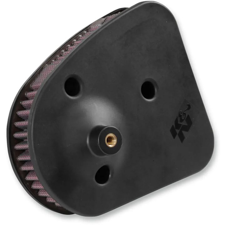 Filtro de aire OE High-Flow de reemplazo — 41 mm (1.625") de altura, 187 mm (7.375") de longitud, 165 mm (6.50") de ancho, Rojo