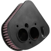 Filtro de aire OE High-Flow de reemplazo — 41 mm (1.625") de altura, 187 mm (7.375") de longitud, 165 mm (6.50") de ancho, Rojo