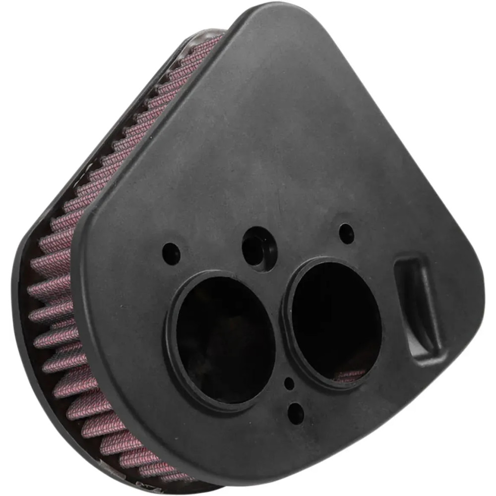 Filtro de aire OE High-Flow de reemplazo — 41 mm (1.625") de altura, 187 mm (7.375") de longitud, 165 mm (6.50") de ancho, Rojo