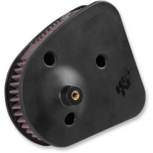 Filtro de aire OE High-Flow de reemplazo — 41 mm (1.625") de altura, 187 mm (7.375") de longitud, 165 mm (6.50") de ancho, Rojo