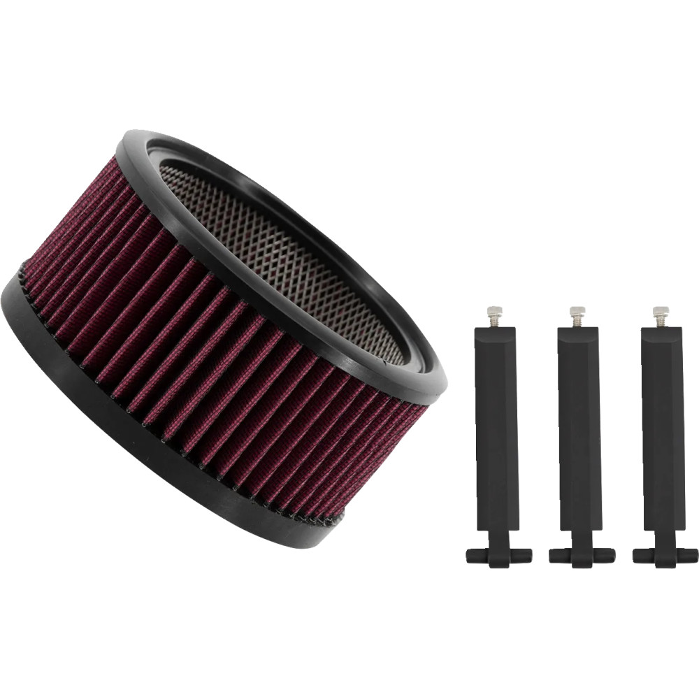 Big Power Filter Kit — Round, Black