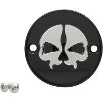 Tapa Split Skull para Platinos — Negro