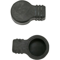 Replacement Rubber Breather Boots — Black