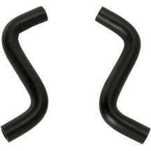 Formed Breather Hoses for Breather Kit — Twin Cam, Black
