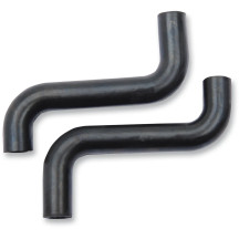 Breather Tubes — Big Twin, Black, Pair
