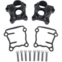 Tapa de taqués — Par, Negro brillo