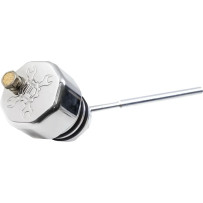 Vented Dipstick — 3095, Polished silver
