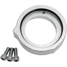 Adaptador de filtro de aire — compatible con Mikuni, HSR 42/45, plateado