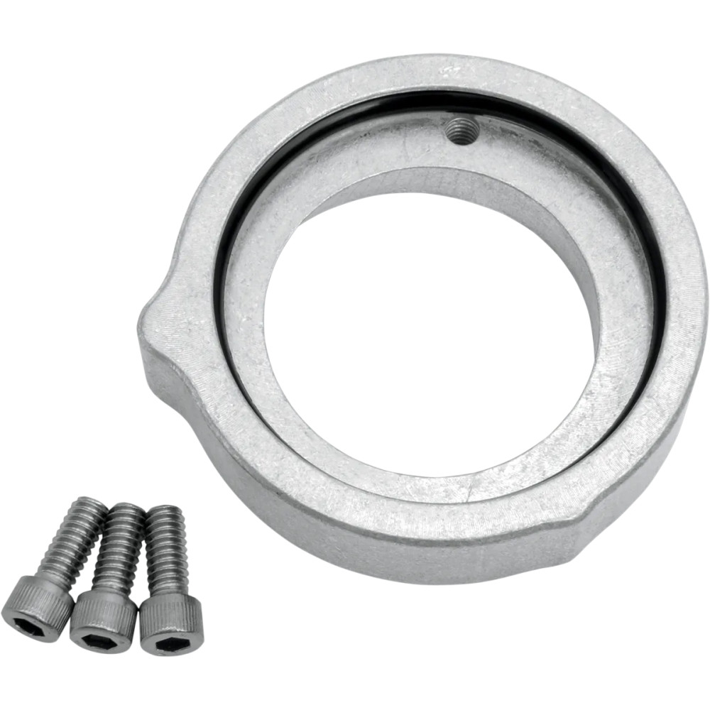 Adaptador de filtro de aire — compatible con Mikuni, HSR 42/45, plateado