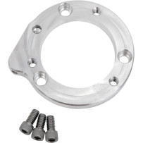 Air Cleaner Adapter — For S&S carburetors, silver