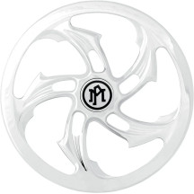 Super Gas Universal Faceplate — Round, Chrome