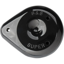 S&S Air Cleaner Cover — Super E & G, Black gloss
