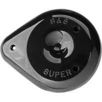 S&S Air Cleaner Cover — Super E & G, Black gloss