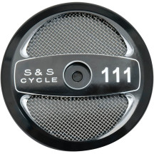 Stealth Air Cleaner Cover — 111" displacement, Black