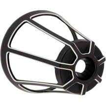 Monster Sucker Cubierta del filtro de aire — Negro, Plateado