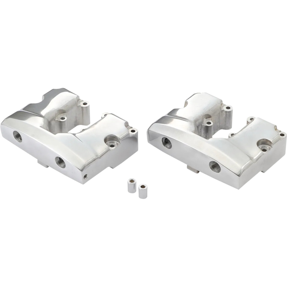 Tapa de Rocker Box — Aluminio pulido, Par