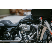 Stealth Air Cleaner Cover — Fits S&S Stealth kit, Chrome