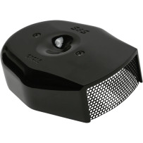 Stealth Air Cleaner Cover — fits S&S Stealth kit, Black, gloss