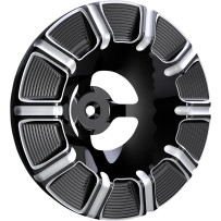 Cubierta del filtro de aire Velocity — para Velocity 65 y Velocity 90, Negro, Plateado