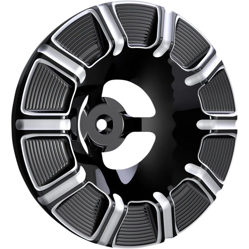 Cubierta del filtro de aire Velocity — para Velocity 65 y Velocity 90, Negro, Plateado