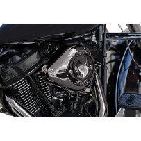 Stealth Teardrop Air Cleaner Cover — Lava Chrome