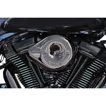 Stealth Teardrop Air Cleaner Cover — Lava Chrome