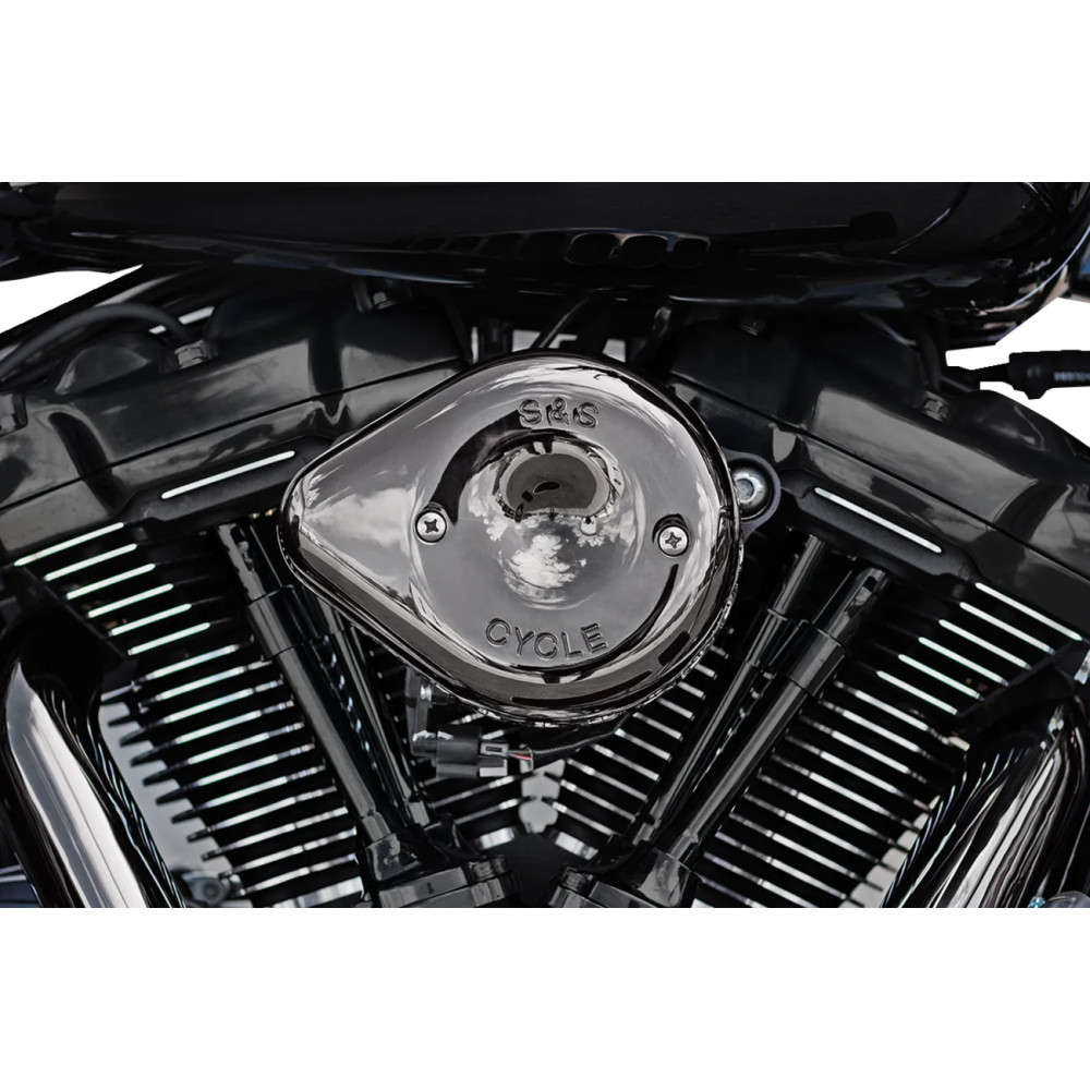 Stealth Teardrop Air Cleaner Cover — Lava Chrome