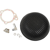 "Bob" Retro-Style Air Cleaner Kit — 5.50" diameter, Black
