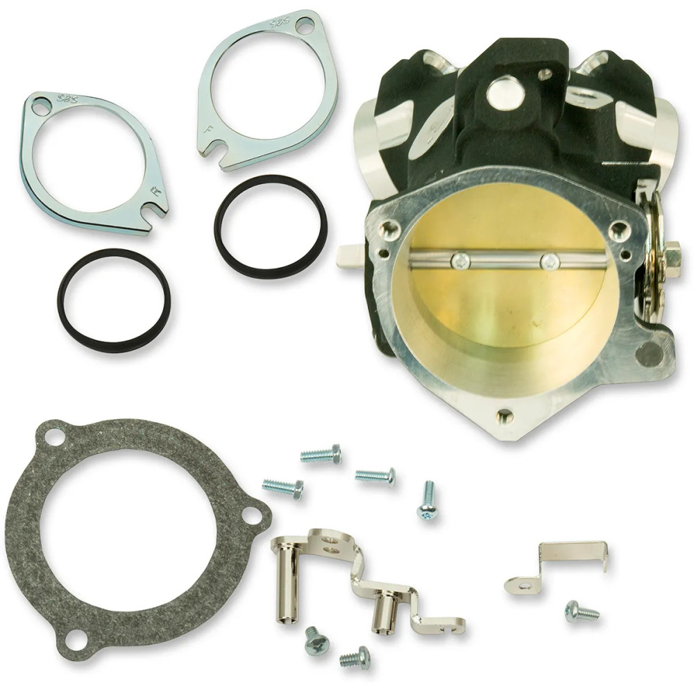 Throttle Hog Cable Operated Throttle Body Kit — 66 mm bore, black powder coat
