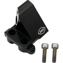 Kit de riel de combustible de reemplazo — negro anodizado, aluminio billet 6061, 160-0287