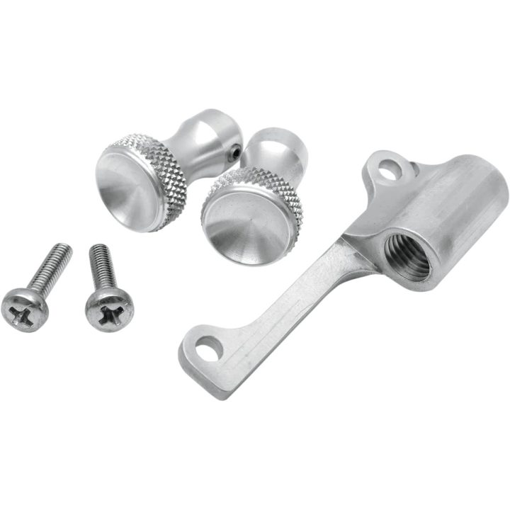 Kit de recolocación del cable enriquecedor Mikuni con perillas — Cromo