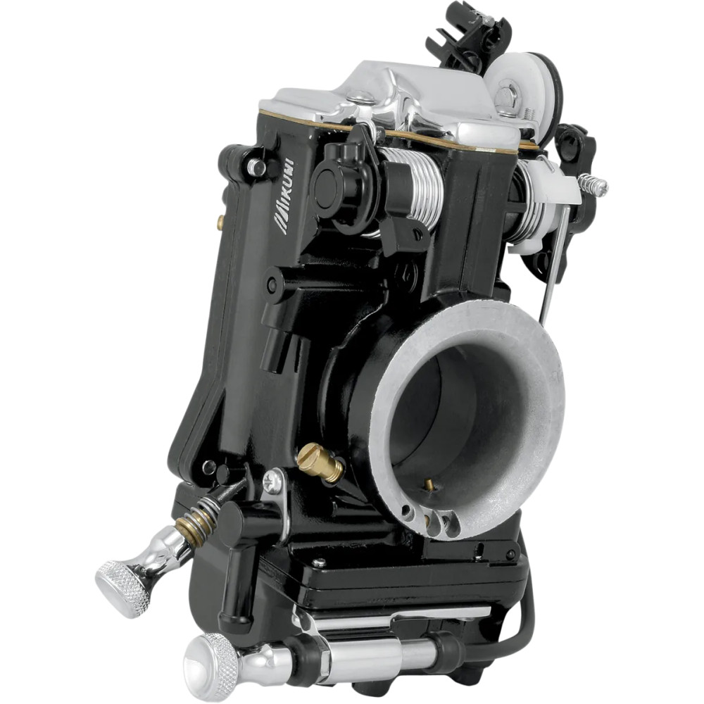 Mikuni Enrichener Cable Relocation Bracket Kit with Knobs — Raw