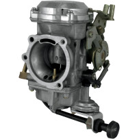 Econ Enrichener Cable Relocation Bracket — For CV carburetors, Keihin, silver